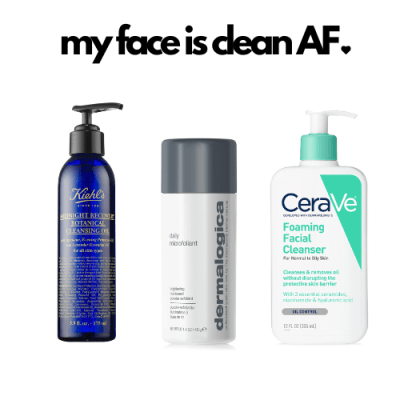 follow these steps for the cleanest face&nbsp;ever.